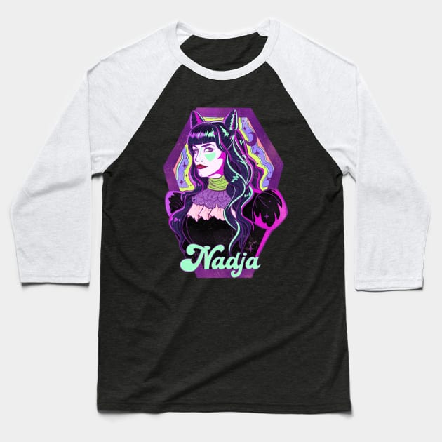 Nadja Baseball T-Shirt by SophieScruggs